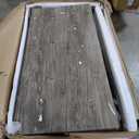 LITTLE TREE Dining Table for 6 People, Wooden Table, Rectangle Furniture with Heavy Duty Legs, Modern Kitchen Table for Home, Dining Room, Grey