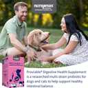 Nutramax Proviable Probiotics for Dogs and Cats, Daily Digestive Health Supplement with Multiple Strains of Bacteria, Cat and Dog Probiotics Plus Prebiotics, 80 Capsules