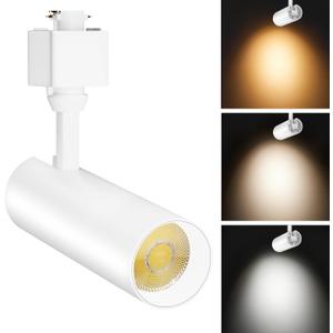 10W Dimmable LED Track Lighting Heads H Type Track Light fixtures 3000K-4500K-6000K Adjustable Track Lights Ceiling Spotlight for Retail Artwork Lighting Flicker Free CRI90+ 241000lm White
