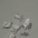 homdiy 5 Pack Brushed Nickel Cabinet Knobs Sliver Round Drawer Knob for Kitchen Cabinets Dresser Drawers Pulls Zinc Hardware Handle (Single Hole)