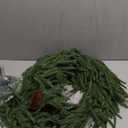 Norfolk Pine Garland Christmas Garland Set - 6FT Realistic Artificial Cedar Garland Christmas Greenery for Mantle, Staircase, Indoor/Outdoor Holiday Decor Lush Evergreen (1, 6 FT)