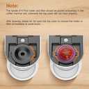 Small Single Serve Coffee Maker, Fast Brew One Cup Coffee Machine for K Cup and Grounds, 6 to 12 oz. Brew Sizes, Capsule Coffee Machine with Descaling Reminder and Viewing Tank, White (9.45 Inches)