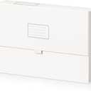 JiaWei Expanding File Folder with Pockets, White Accordian Filing Folder with 7 Pockets. A4 Letter Size Documents Organizer with Labels for Receipt and File Organizer.
