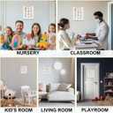 2 PCs Number Shapes Poster, Playroom Decor, Toddler Learning Posters, Toddler Room Decor, Nursery Art, Educational Hanging Wall Decor Alphabet Banner Paintings Wall Decor, Classroom Homeschool Decor