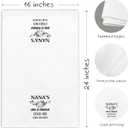 3 x Nana's Love is Forever Etched into Our Heart - Decorative Kitchen Towel 16"x24"  Grandma Bathroom Hand Towel, Grandma Gifts for Mother's Day, Birthday, Christmas, etc.(002)