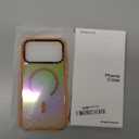 ORNARTO Air Case for iPhone 17 Pro Max Clear | Military-Grade Drop Protection | Camera Control Button | Compatible with MagSafe | Built-in Air Phone Cover - Sunset Orange