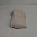 jinchan Pinch Pleated Linen Blend Curtains 45 Inch 2 Panels Light Filtering Modern Farmhouse Back Tab Drapes for Kitchen Bathroom Beige (38"W x 45"L (Pack of 2))