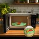 2 x Tortilla Warmers, Premium Insulated Fabric Pouch, Tortilla Holder, Keeps Tacos, Naan, Pizza Warm (1 PACK, Green)