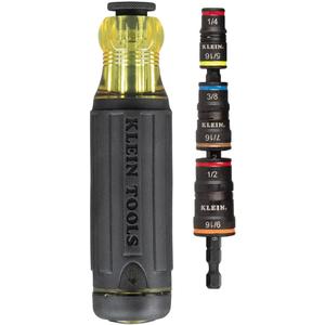 Klein Tools 32303HD Impact Driver Set, 20-in-1 SAE Impact Rated Sockets and Screwdriver Tool with Phillips, Slotted, Square and Torx Tips