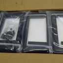 1.5"x1.5" Aluminum Deck Post Base Cover for Railings, Stairs, Patios, Porches - Split Post Skirt 8Pcs (Black)