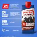 Premier Protein Shake, Cookies & Cream, 30g Protein, No Added Sugar, 24 Vitamins & Minerals to Support Immune Health, 11 fl oz, 4 Pack (Packaging May Vary) (EXP 01/02/27)