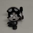 Suranew Universal Stroller Cup Holder, Adjustable Drink Holder with Phone Holder for Baby Stroller, Wheelchair, Walker, Bike, Scooter, Gifts for Family Member. (Black)