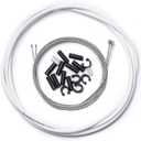 corki Cycles Universal Bicycle Shifter Cable Housing Set for Bike Derailleurs - White