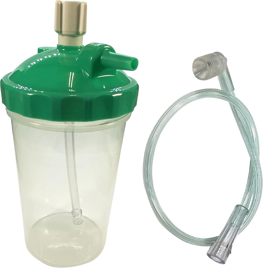 Westmed 6 LPM Humidifier Bottle w/15" Adapter Tubing