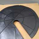 Sump Basin Cover 17.7 in. OD Plastic Submersible Sump Pump Cover Black Septic Tank Lid, Heavy Duty Protection for Outdoor Water wells, Sump Bucket, Water Sump Pump