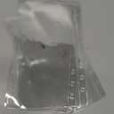 A6 Binder Pockets 12pcs Clear PVC Binder Pouches 6 Holes Zipperless Side Open Cash Budget Envelopes Waterproof Document Filing Bags for A6 Binder Protectors Photos, Cash Organize