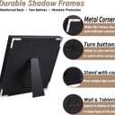 14"X14" T-Shirt Frame for Wall Or Tabletop Stand Display,Tshirt Display Case Frames,Sports Jerseys Shadow Box for Shirts,Memorabilia,Picture