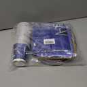 Graduation Decorations 2026 Disposable Blue Graduation Tableware Kit for 25 Guests Plates Napkins Cups Tablecloth Hanging Graduation Party Decorations 2026