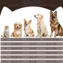 Dogs Bed for Small Dogs, Anti-Anxiety Washable Round Bed (Coffee, 24.0" L x 24.0" W x 8.0" Th)