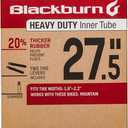 Set of 2  Blackburn 27.5" Schrader Heavy Duty Bicycle Inner Tube with tire levers and Luggage Bungee Cords