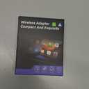 2026 Upgraded Mini Wireless CarPlay Adapter for CarPlay & Android Auto, Plug & Play, Fast, Auto Connect, No Latency 2in1 Car Play Wireless Adapter for iPhone iOS 10+ Android 11+ Information Display (Sliver)