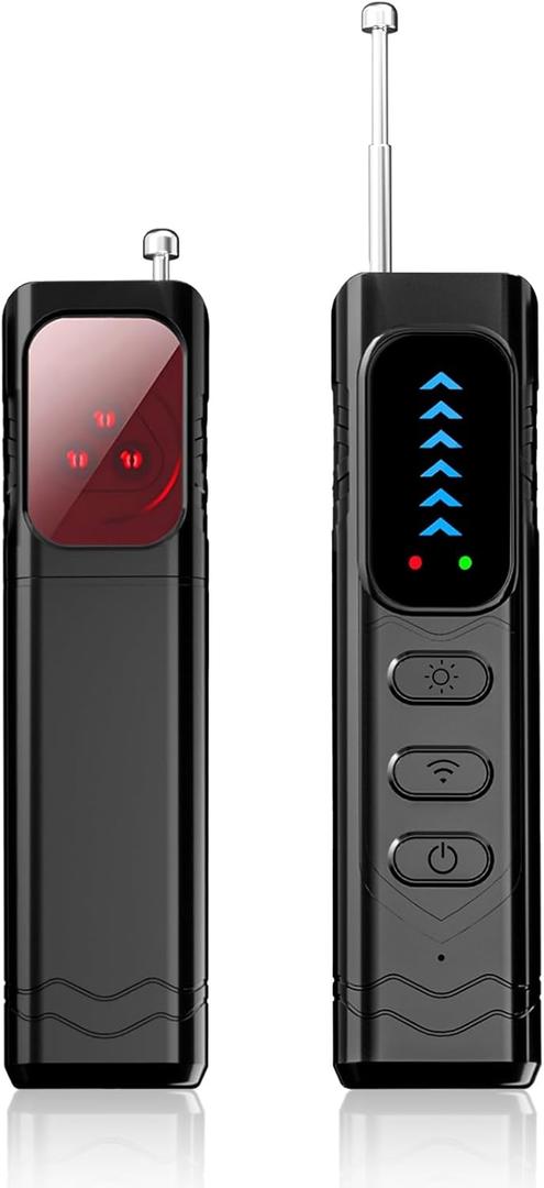 Hidden Camera Detectors,Anti-Spying Device,Portable GPS Tracker Detector and Bug Sweeper Device,Wireless Signal and RF Scanner,Hidden Camera Finder for Travel,Hotels,Home,Office,Car