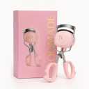 Heated Eyelash Curler, Electric Eyelash Curler10s Fast Heating4 Temp Levels, Long-Lasting 24H Curl, USB Rechargeable, Smart Memory, Gentle Clamp, Portable,LOOMADE (Rose Quartz)