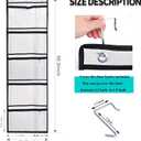 Weekly Kids Clothes Organizer for Daily Activity, Over Door Portable Kids School Clothing Storage with 3 hooks (Beige - 2 Set)