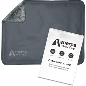 Large Hot and Cold Flexible Gel Ice Packs for Injuries Reusable, Cold Packs for Injuries Reusable Ice Packs, Soft Ice Pack for Back Cold Compress - 11.5" x 14.5" - Grey