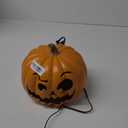 DUNCHATY Halloween Jack O Lantern LED Pumpkin Lantern Creepy Pumpkin with Pre-lit LED Bulbs Halloween Decor for Indoor Outdoor Party Holiday Home Patio W/UL (10 inches - Smile)