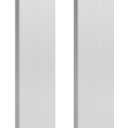2 Pcs Square Aluminum Flat Bar, 1/4''(6mm) Thickness x 2'' Width x 12'' Length, 6061 General Purpose Plate, T6511 Solid New MLL Stock, for Crafting Industry, Covered with Protective Film