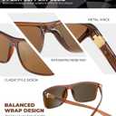 KALIYADI Polarized Mens Sun-Glasses Sunglasses-Men : Classic Sunglasses with UV Protection for Fishing Driving Golf
