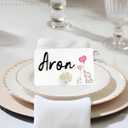24pcs Floral Place Card Holders Bulk Elegant Table Name Card Holders for Wedding, Buffet Food Labels, Party Seating Display, Name Tag (White Rose)
