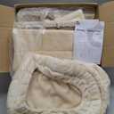 Taoqimiao Cat Tree,38.5-Inch Cat Tower for Indoor Cats,Suitable for Kittens with Luxurious cat condo with Adjustable Baskets and Luxurious Perch Beige MS029SM