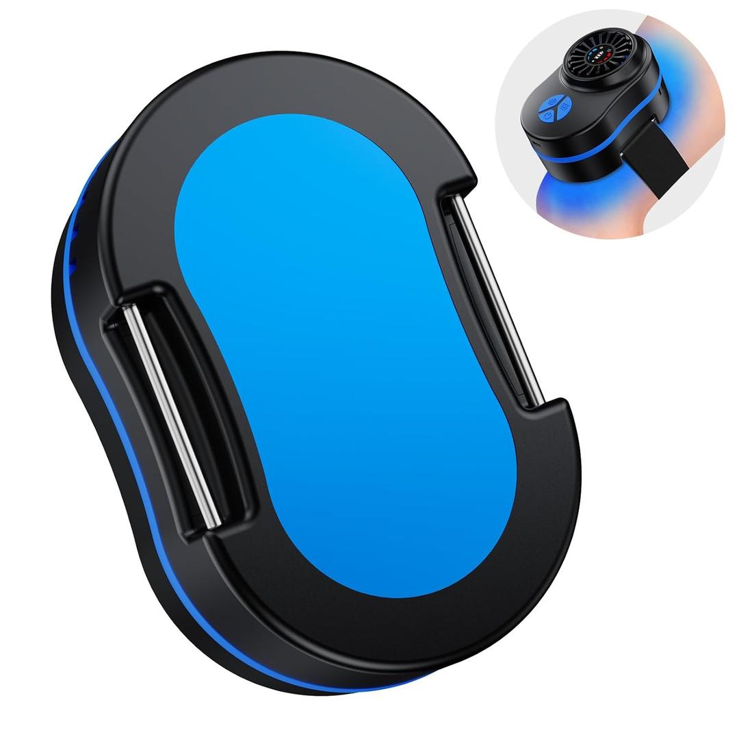 Cold Therapy Machine Recovery Therm Cube for Pain Relief, Muscle Recovery 3-in-1 Heating, Cooling and Contrast Therapy Recovery for Arms, Legs, Ankles, Knees, Shoulders, Back (Black)