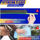 3 x 3 wipers Replacement for 2011-2017 GMC Terrain/2011-2017 Chevrolet Equinox, Windshield Wiper Blades Original Equipment Replacement - 24"/17"/13" (Set of 3) Top Lock