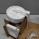 OREiN 4500LM/30W Flood Lights Outdoor, 240/40FT Motion Sensor Outdoor Lights, Dusk to Dawn/Auto/Test Mode, IP65 Waterproof LED Security Light for Yard Garden, White (Hardwired)