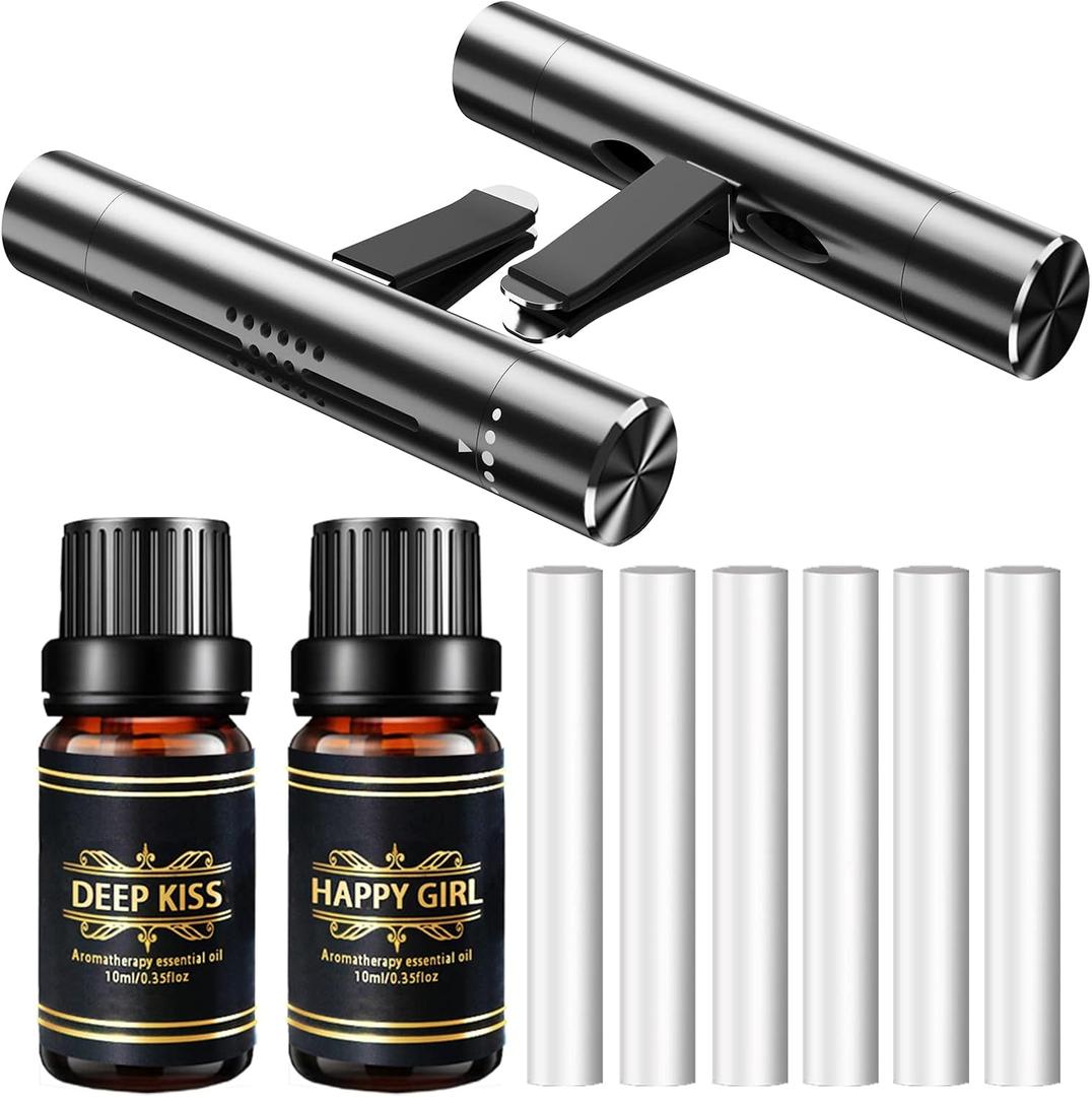 Car Air Fresheners Scents Diffuser Vent Clips Perfume Essential Oil sticks Fro Women Men Automotive Fragrance Decoration Accessories