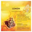 Lipton Black Tea Lemon, Pyramid Tea Bags, Flavored Teabags for a Refreshing Cup of Tea, 20 Total Tea Bags (EXP 10/31/26)