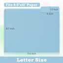 100 Packs File Folders Letter Size, 8.5 x 11 Colored File Folders 1/3 Cut Tab for Easy Labeling, for Home, Office, School Filing (290u)