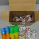 30 Sets Mini Easter Egg Puzzles for Kids Colorful Easter Eggs with Puzzles Mini Game Egg for Party Favors Hunt Supplies Basket Fillers Goodie Bag Stuffers