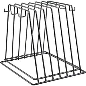 Winco 6-Slot Cutting Board Rack, Vinyl Coated Medium