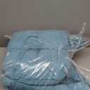 Rocking Chair Cushion 1 Pack, Non-Slip High Back Seat Pads with Ties, Indoor Outdoor Patio Rocker Chair Mat for Garden Living Room, Blue