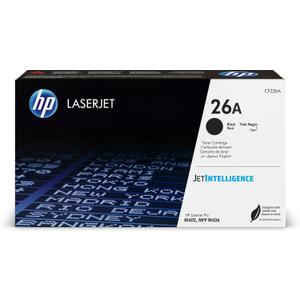 HP 26A Black Toner Cartridge Printers | Works with LaserJet Pro M402 Series; LaserJet Pro MFP M426 Series | CF226A