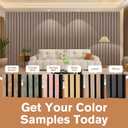 Acoustic Wood Slat Wall Sample Kit- 6 Wood Slat Colors for Interior Wall Decor, Modern Soundproof Wall Panels
