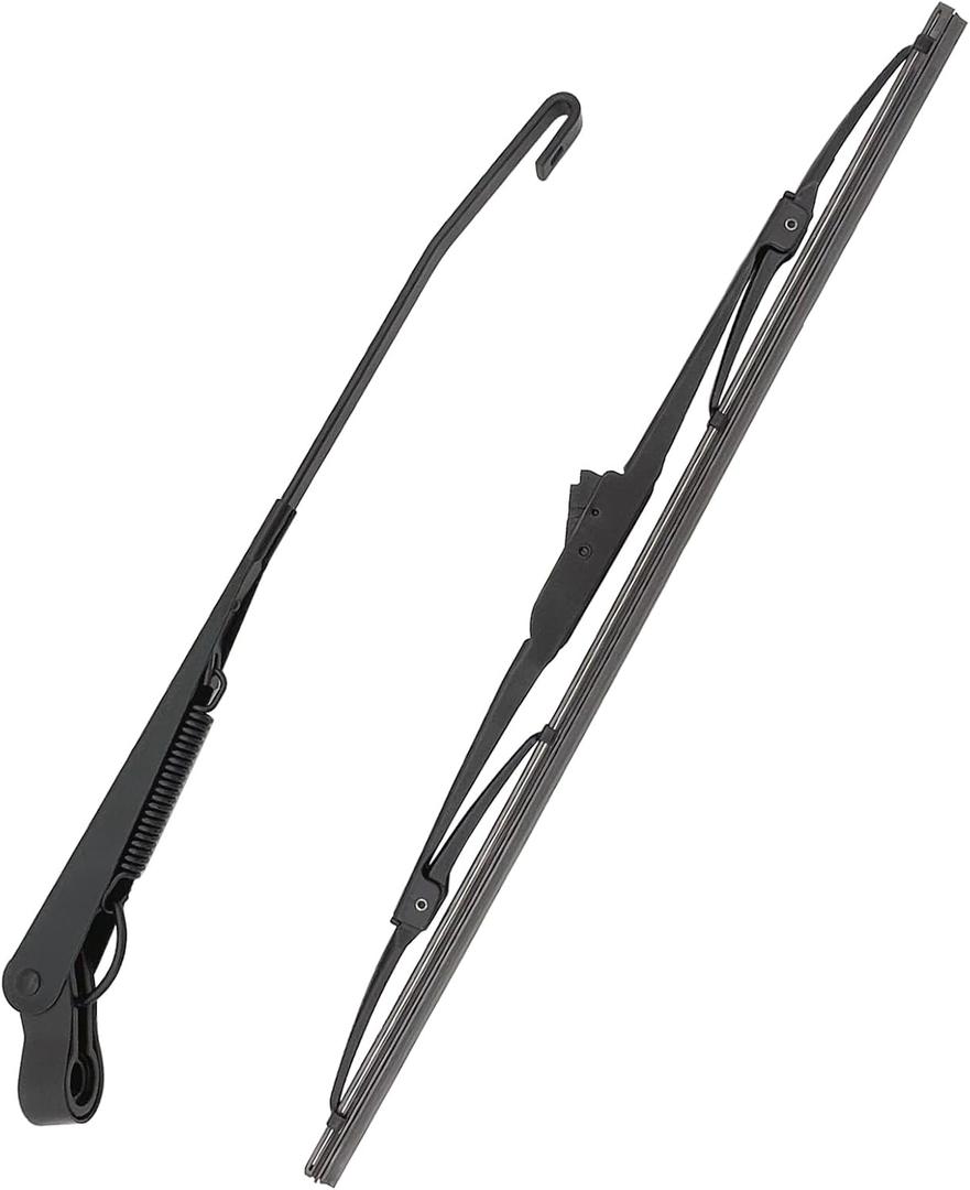 Wiper Arm and Wiper blade set for B170 Wiper Motor fits for Polaris Ranger Mid-Size 400 HD 500 4X4 570 800 fits Pioneer SXS 1000 M3 M5 M6 fits UXV 450 fits Kubota XG850 fits Can AM 1000xt 800R XT