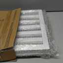 Smiry Small Bamboo Shoe Rack 3-Tier, Stackable Wooden Shoe Organizer for Entryway & Closet, Free Standing Wood Shoe Storage Shelf for Front Door & Small Spaces, White