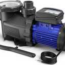 AQUASTRONG In/Above Ground Pool Pump, High Flow (with Timer, 2HP, 8917 GPH, 220V)