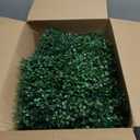 25 Pack Artificial Grass Wall 10x10" UV Resistant Faux Panels for Outdoor | Greenery Backdrop Privacy Fence Cover 17.36 Sq.Ft Fake Green Wall for Garden Wedding Party Decor Boxwood Hedge Panels