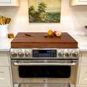 SwallowLiving 30x22 Noodle Board Stove Cover Wood with Handles, Wooden Stovetop Cover Board for Gas Stove and Electric Stove Top, kitchen sink cover for counter space, Acacia